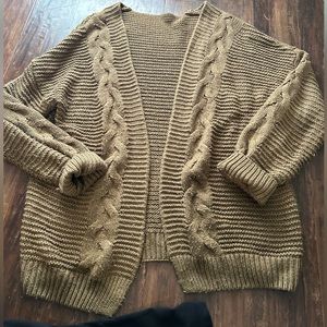 Slouchy "Grandpa" Sweater Cardigan